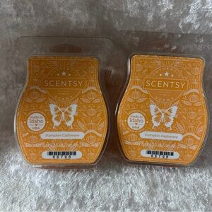 2-🆕 Scentsy Pumpkin Cashmere Wax Melts - Orange Packaging